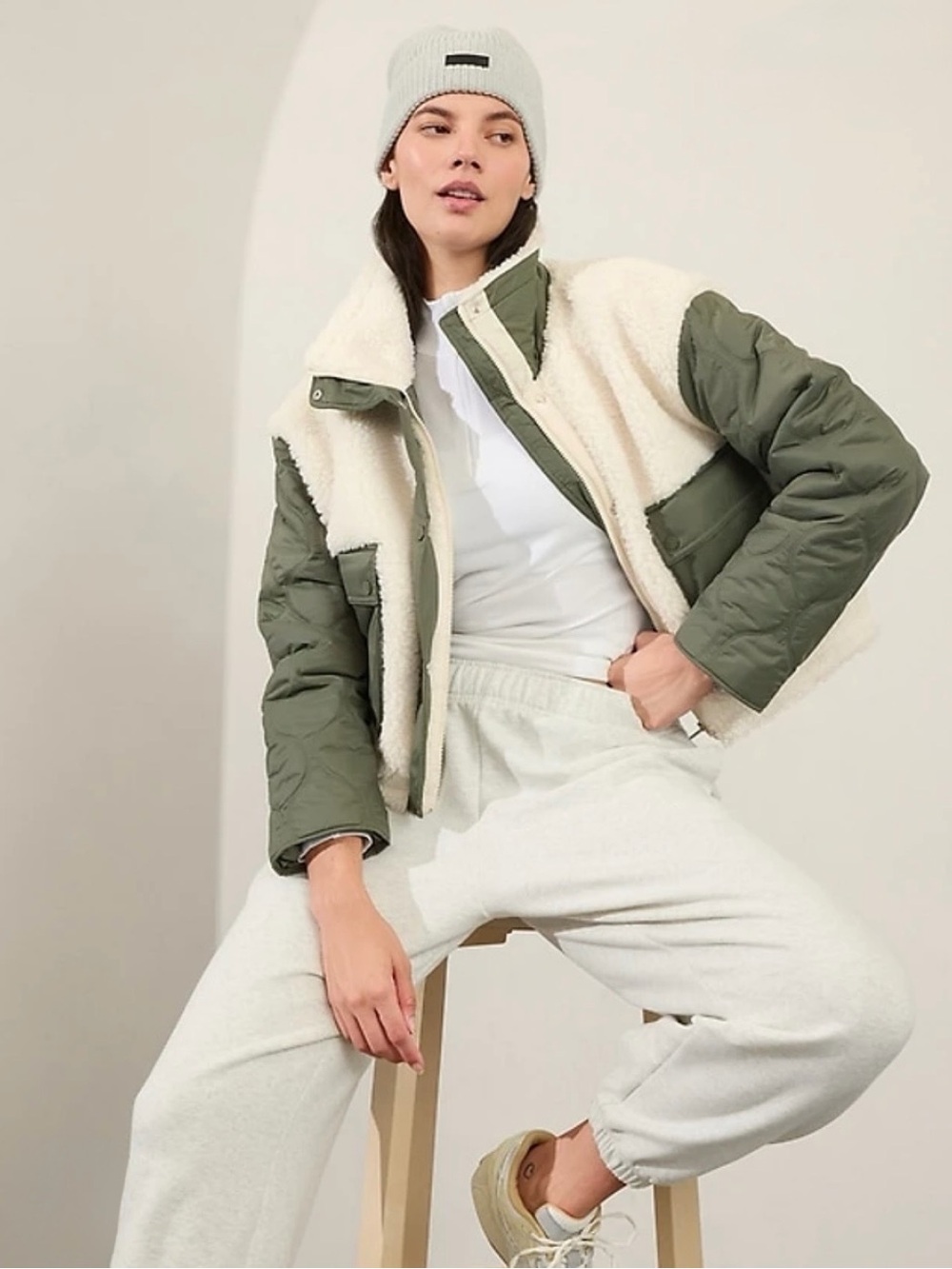 🇺🇸FIRM PRICE🇺🇸Athleta Fleece Hybrid Jacket